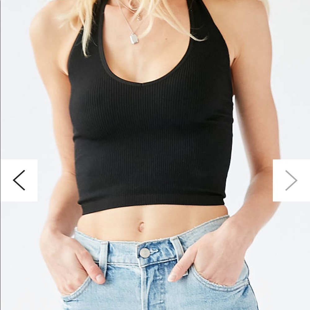 OUT FROM UNDER Jackie Seamless Halter Bra Top